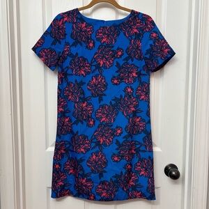 Blue Floral Shift Dress | J.Crew 0